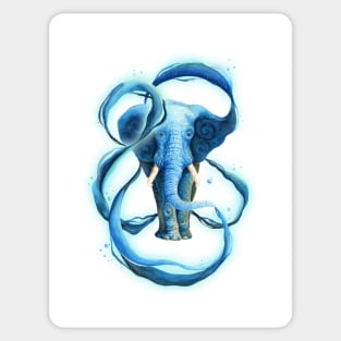 Aquaphant - Elemental Water Elephant Sticker